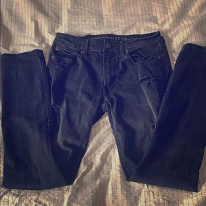 American eagle 29/30 black slim/skinny jeans
